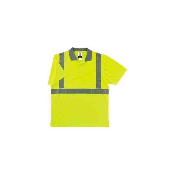 GloWear 8295 Class 2 Polo Shirt, Lime, 4XL, Ergodyne, Mfr#: 21648